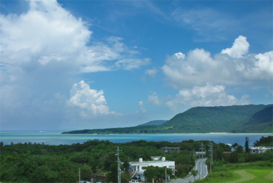 島の東西を結ぶ県道